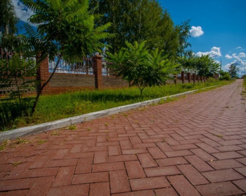 Тротуарная клинкерная брусчатка Керамейя БрукКерам Рубин, 200*100*45 мм