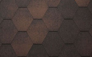 Гибкая черепица рядовая KATEPAL Jazzy Коричневый